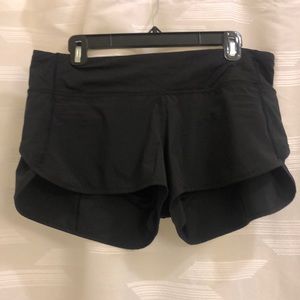 Lululemon speed shorts